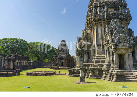 Prasat Hin Phimai historical Park in Nakorn Ratchasima north eastern of Thailand Prasat Hin Phimai historical Park in Nakorn Ratchasima north eastern of Thailand 79774804