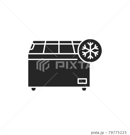 Freezer cold color line icon. Household equipment. 79775225