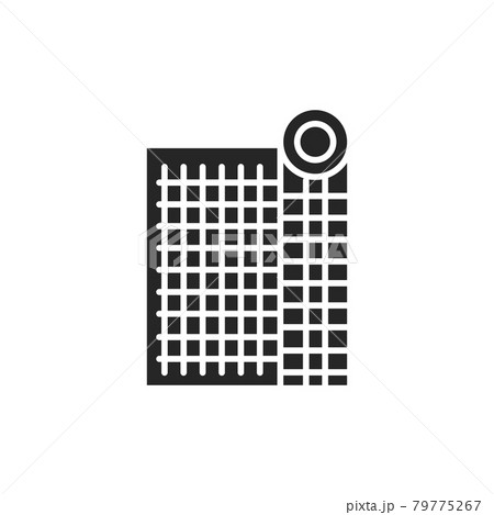 Construction mesh color line icon. Pictogram for web page, mobile app, promo. Construction mesh color line icon. Pictogram for web page, mobile app, promo. 79775267
