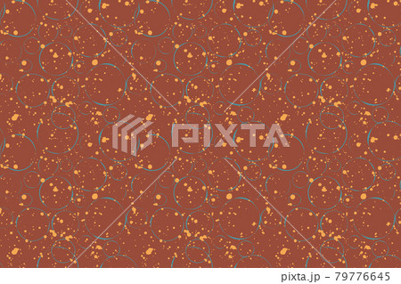 Maroon circle seamless pattern with texture 79776645