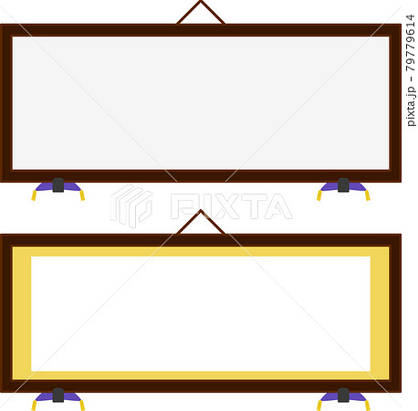 和風の額縁の背景素材 79779614