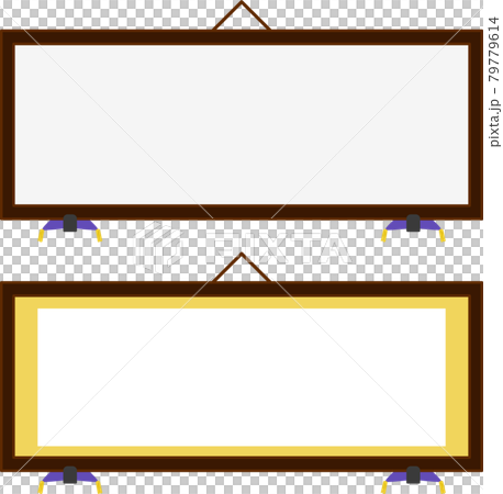 和風の額縁の背景素材 79779614