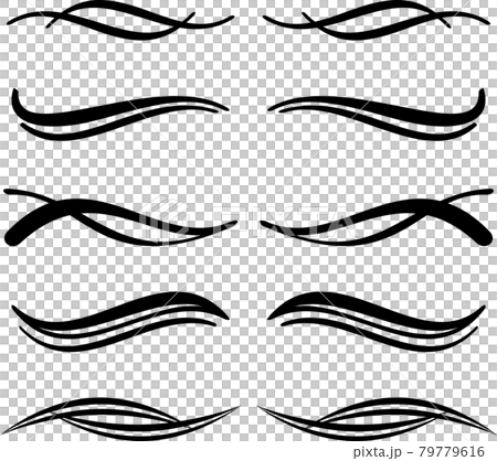 一組左右配對的裝飾線 79779616