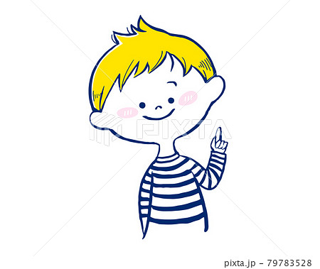 子供のイラスト 指差し アドバイス 男の子 のイラスト素材 子供のイラスト 指差し アドバイス 男の子 のイラスト素材