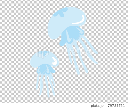 海のイラスト|クラゲのイラスト 海のイラスト|クラゲのイラスト 79783731