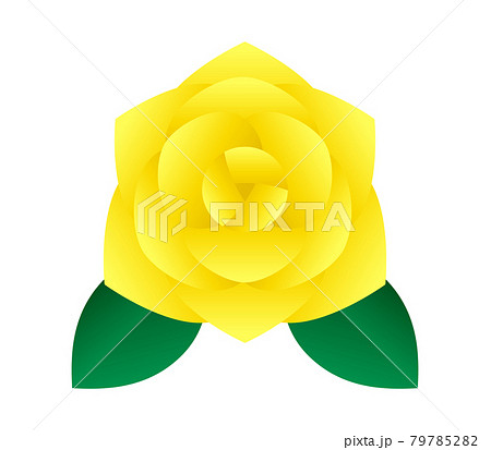 Yellow Rose Stock Illustration