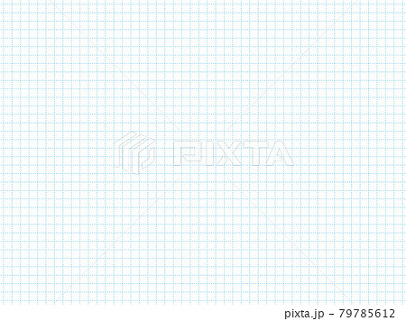 破線の方眼紙 グラフ用紙 ノートの背景素材 イラスト ブルー のイラスト素材