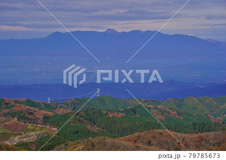 八溝山頂展望台からの那須連山 79785673
