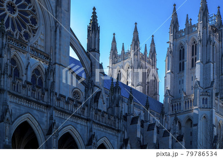 アメリカ合衆国ワシントン大聖堂の朝 アメリカ合衆国ワシントン大聖堂の朝 79786534