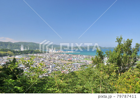 名草山から和歌山マリーナシティを望む 【和歌山県和歌山市】 名草山から和歌山マリーナシティを望む 【和歌山県和歌山市】 79787411