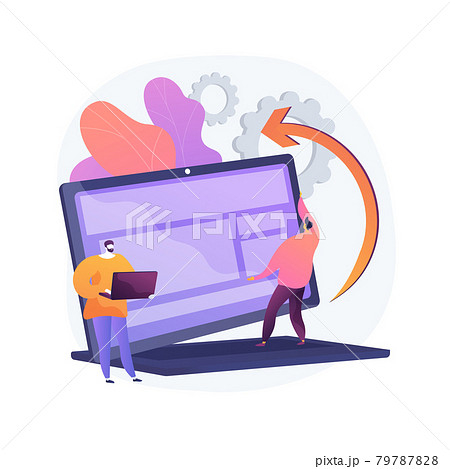 Detachable device technology abstract concept vector illustration. Detachable device technology abstract concept vector illustration. 79787828