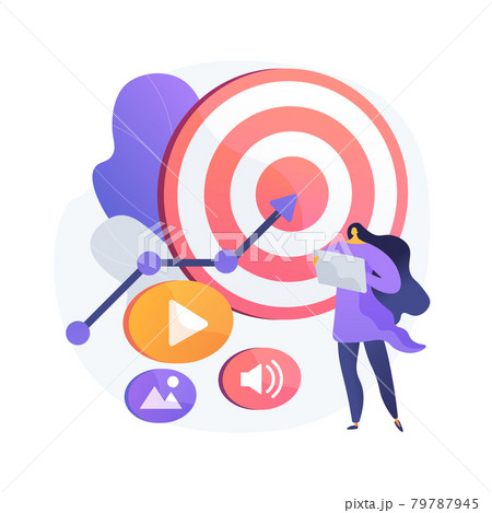 High ROI content abstract concept vector illustration. 79787945