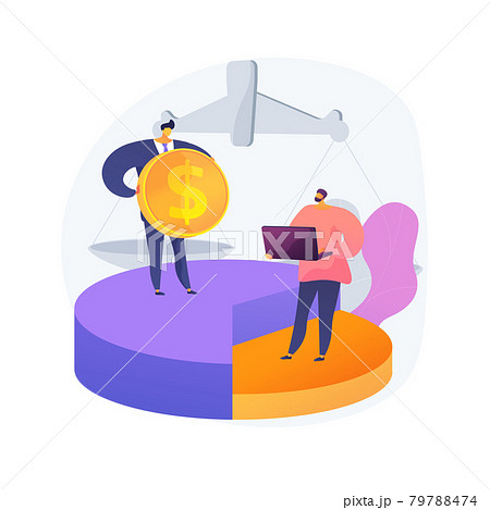 Income inequality abstract concept vector illustration. Income inequality abstract concept vector illustration. 79788474