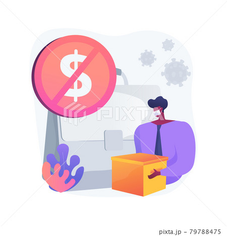 Unemployment abstract concept vector illustration. Unemployment abstract concept vector illustration. 79788475