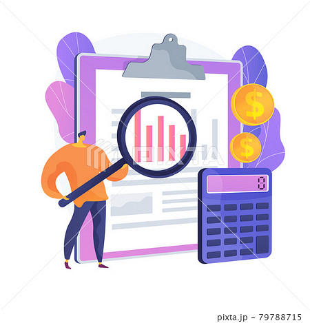 Audit service vector concept metaphor 79788715