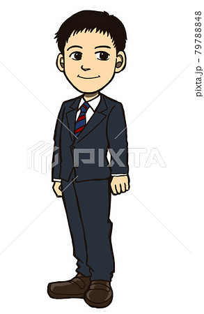 スーツを着た若い男性 79788848
