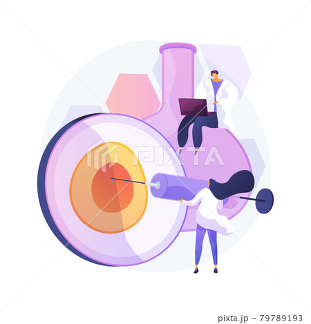 Artificial reproduction abstract concept vector illustration. 79789193