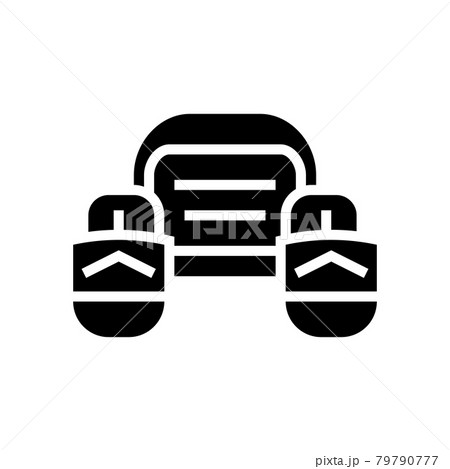 fly fishing pontoon glyph icon vector illustration fly fishing pontoon glyph icon vector illustration 79790777