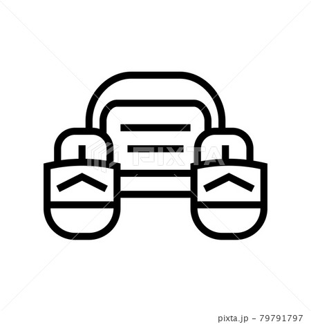 fly fishing pontoon line icon vector illustration fly fishing pontoon line icon vector illustration 79791797