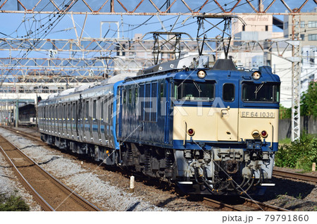 東海道本線　平塚　EF64-1030（長岡）＋E131系500番台　G-01編成（国府津）　相模線用 79791860