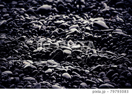Black pebbles background Black pebbles background 79793083