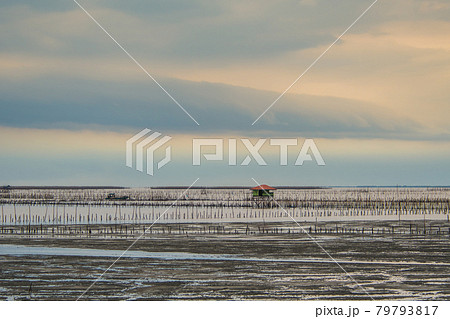 Scenic seaside rainy season.4 79793817