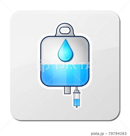 intravenous infusion set long shadow flat style medic icon illustration, 2d graphic intravenous infusion set long shadow flat style medic icon illustration, 2d graphic 79794263