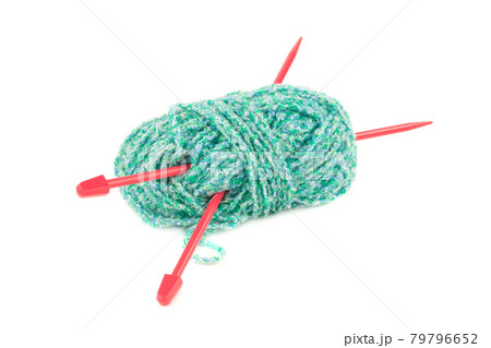 Yarn clew and needles Yarn clew and needles 79796652
