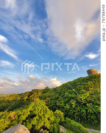 沖縄　石垣島　バンナ公園山頂の景色 79798449