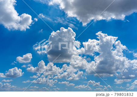 White clouds cumulus floating on blue sky for backgrounds concept White clouds cumulus floating on blue sky for backgrounds concept 79801832