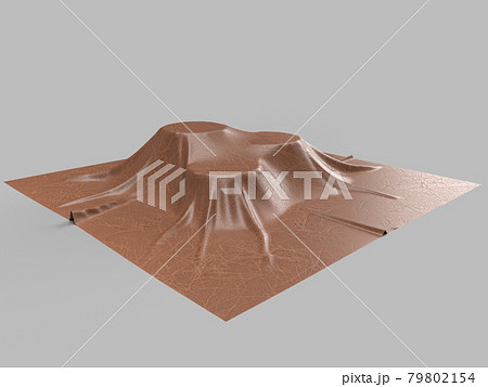 3d rendering image of leather cover product stand 79802154