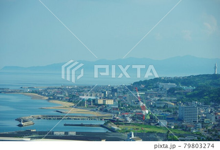 兵庫県淡路島　東浦の町並み 79803274