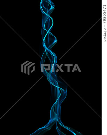 青色の交差するライン 79805471