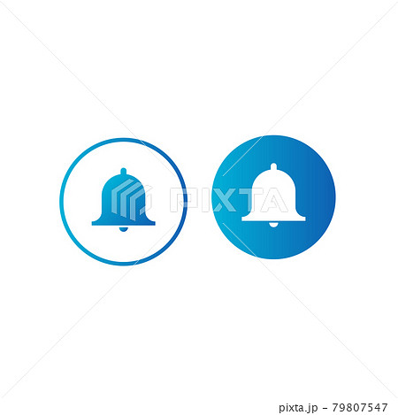 Set of vector bell icons in linear and 3d style. 79807547