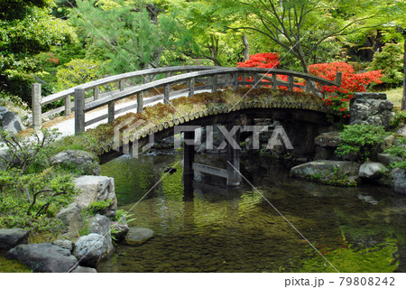京都御所　御内庭の橋　京都市上京区 79808242