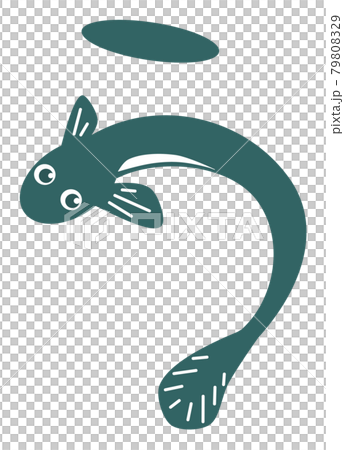Illustration of fresh and delicious eel 79808329
