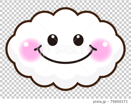 Cute cloud illustration material 79808371