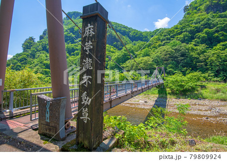 麻苧の滝自然公園付近 初夏の周辺景色 碓氷川 麻苧の滝自然公園付近 初夏の周辺景色 碓氷川 79809924
