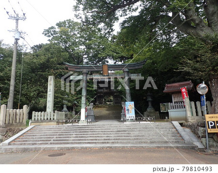 福井県坂井市三国町にあり、山王宮、桜谷神社とも呼ばれていた三國神社 79810493