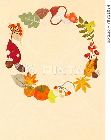 秋のフレーム素材 79811024