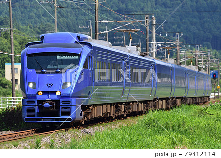 日豊本線　中山香ー立石　JR九州　883系　AO-18編成（大分）　ソニック 79812114