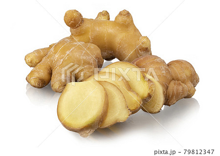 スライスしたしょうが 79812347