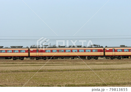 北陸本線　美川ー加賀笠間　JR西日本　485系　A03編成（京都）　⑥　モハ484-82　山側 79813655