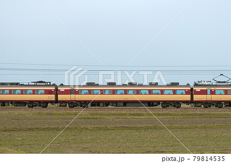 北陸本線 美川ー加賀笠間 JR西日本 485系 A05編成(京都) ⑦ モハ489-26 山側 北陸本線 美川ー加賀笠間 JR西日本 485系 A05編成(京都) ⑦ モハ489-26 山側 79814535