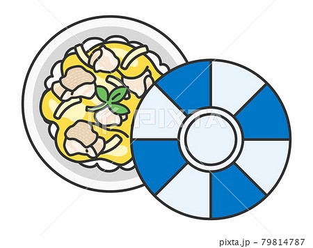 親子丼のイラスト 親子丼のイラスト 79814787
