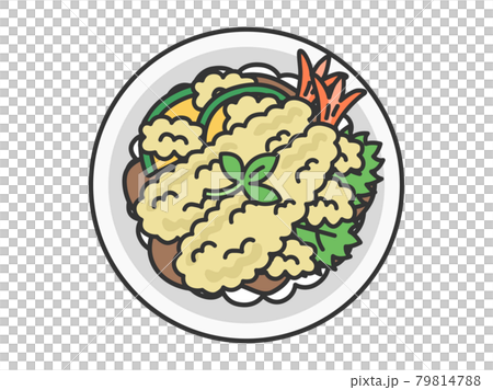 天丼のイラスト 79814788