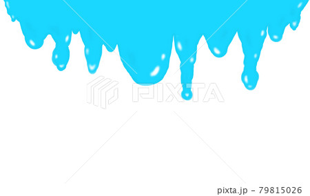 Light blue slime line - Stock Illustration [79815026] - PIXTA