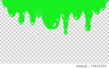 Yellow-green slime line - Stock Illustration [79815030] - PIXTA