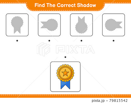 Find the correct shadow. Find and match the correct shadow of Trophy. Educational children game, printable worksheet, vector illustration Find the correct shadow. Find and match the correct shadow of Trophy. Educational children game, printable worksheet, vector illustration 79815542