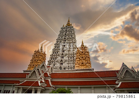 Wat Yannasang Wararam temple, Bodh Gaya Chedi, Bodhagaya Stupa Replica, in wat Yan, in Pattaya Wat Yannasang Wararam temple, Bodh Gaya Chedi, Bodhagaya Stupa Replica, in wat Yan, in Pattaya 79815861